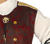 GP86603 – Steampunk Abenteueroutfit Klassisches Design – Größe: 48 - 50 (M) – Farbe: Grau