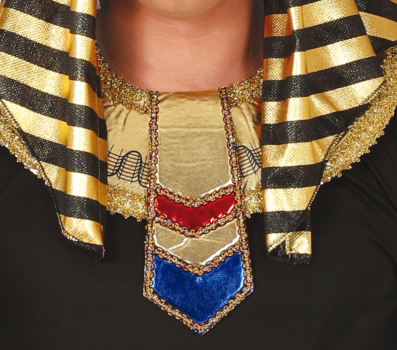 GP86613 – Pharao Ägypten König Kostüm – Größe: 52 - 54 (L) – Farbe: Schwarz