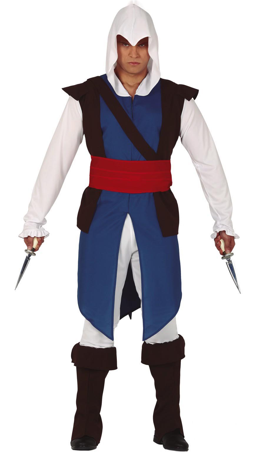 GP86628 – Abenteurer Kostüm Historischer Assassine – Größe: 48 - 50 (M), 52 - 54 (L)