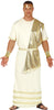 GP86649 – Römer Antike Toga Kostüm Fasching – Größe: 52 - 54 (L) – Farbe: Beige