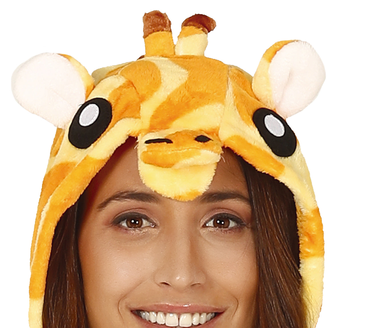 GP86663 – Tier Kigurumi Giraffen Kostüm Abenteuer – Größe: 42 - 44 (L) – Farbe: Weiß