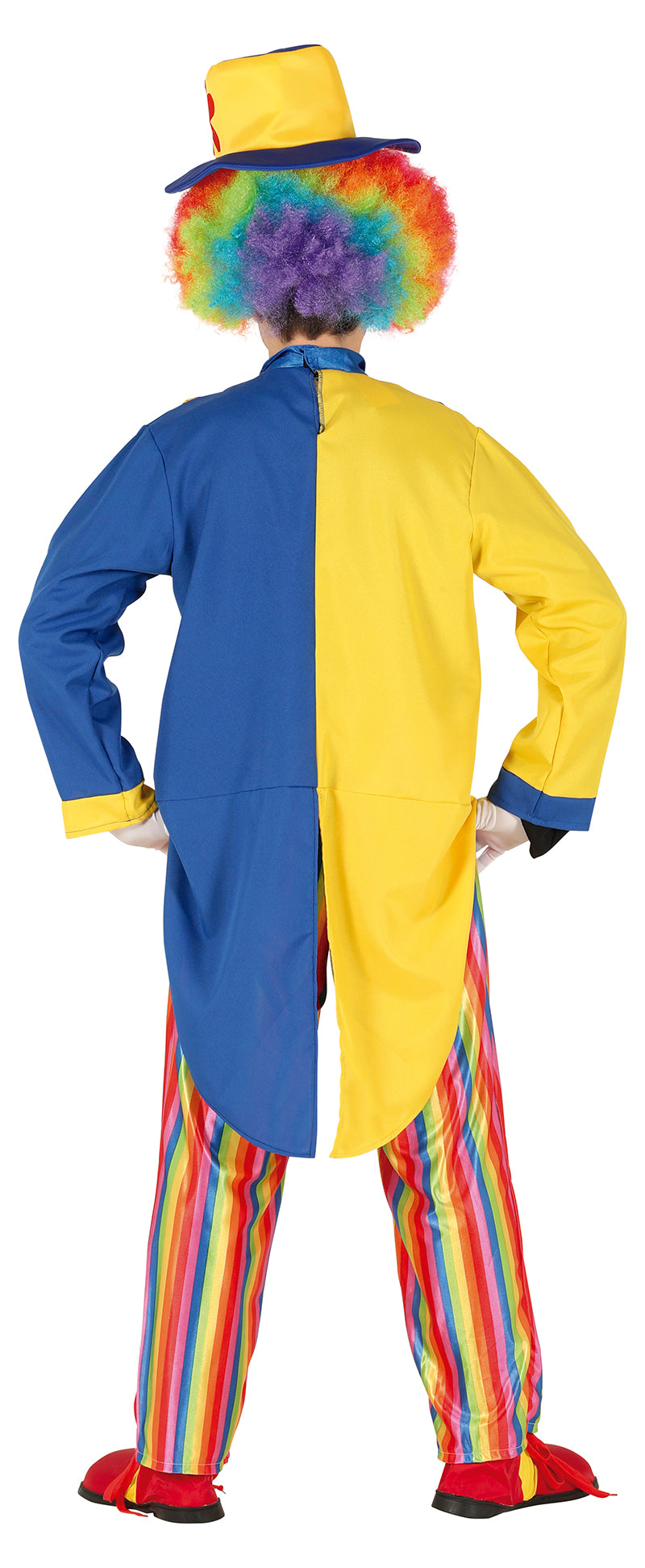 GP86684 – Clown Karnevalskostüm Bunter – Größe: 52 - 54 (L) – Farbe: Mehrfarbig