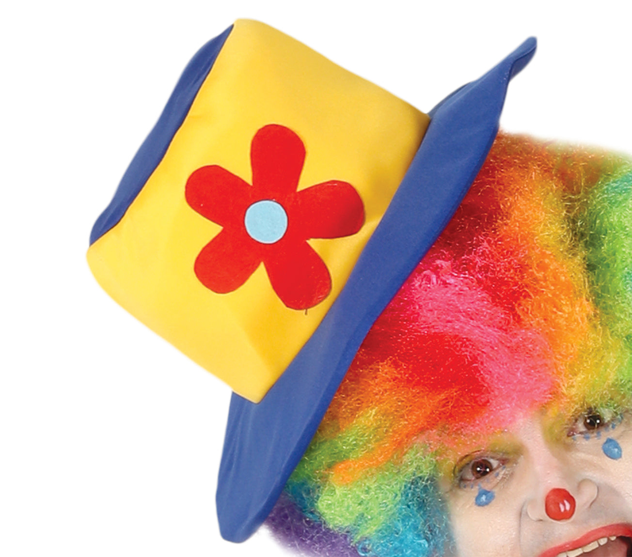GP86684 – Clown Karnevalskostüm Bunter – Größe: 52 - 54 (L) – Farbe: Mehrfarbig