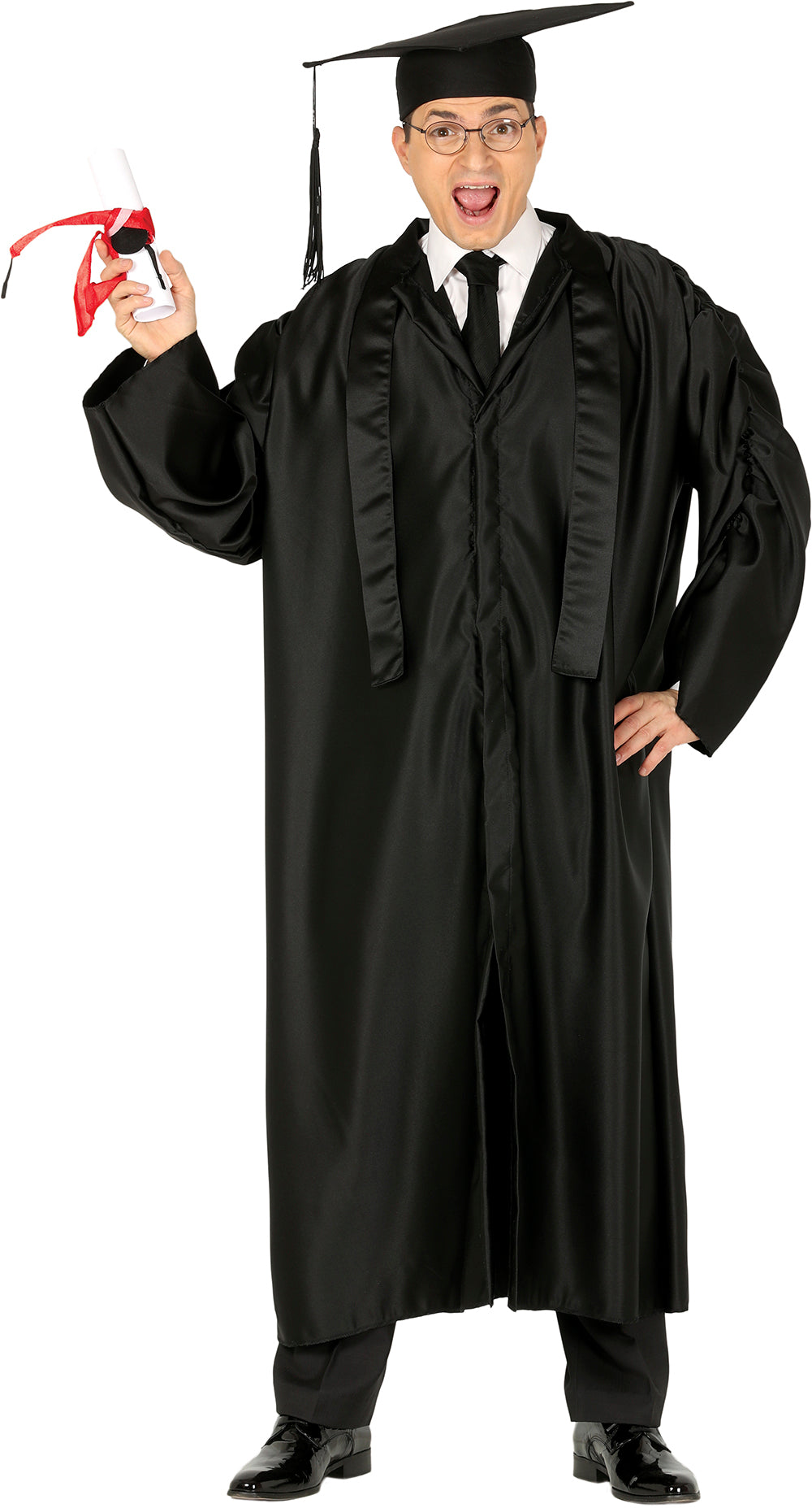 GP86686 – Absolventen Zeremonie Festliche Tradition – Größe: 52 - 54 (L) – Farbe: Schwarz