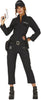 GP86687 – Polizei Karnevalsoutfit Hut Overall – Größe: 42 - 44 (L) – Farbe: Schwarz