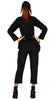 GP86687 – Polizei Karnevalsoutfit Hut Overall – Größe: 42 - 44 (L) – Farbe: Schwarz