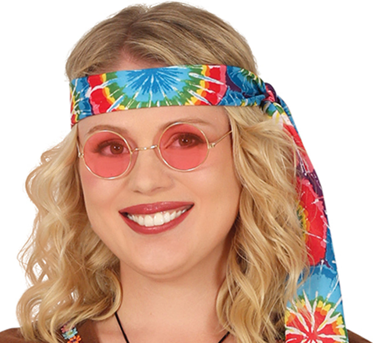 GP86565 – Hippie 60s Karneval Fasching – Größe: 44 - 46 (XL) – Farbe: Braun