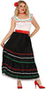GP86591 – Mexiko Karnevalskleid Traditionelle Kultur – Größe: 44 - 46 (XL) – Farbe: Schwarz