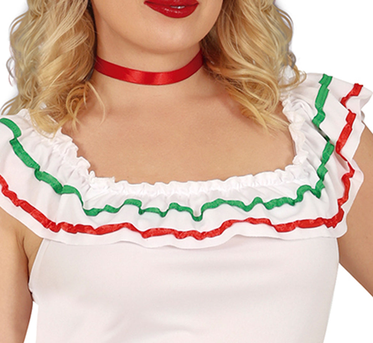 GP86591 – Mexiko Karnevalskleid Traditionelle Kultur – Größe: 44 - 46 (XL) – Farbe: Schwarz