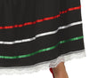 GP86591 – Mexiko Karnevalskleid Traditionelle Kultur – Größe: 44 - 46 (XL) – Farbe: Schwarz