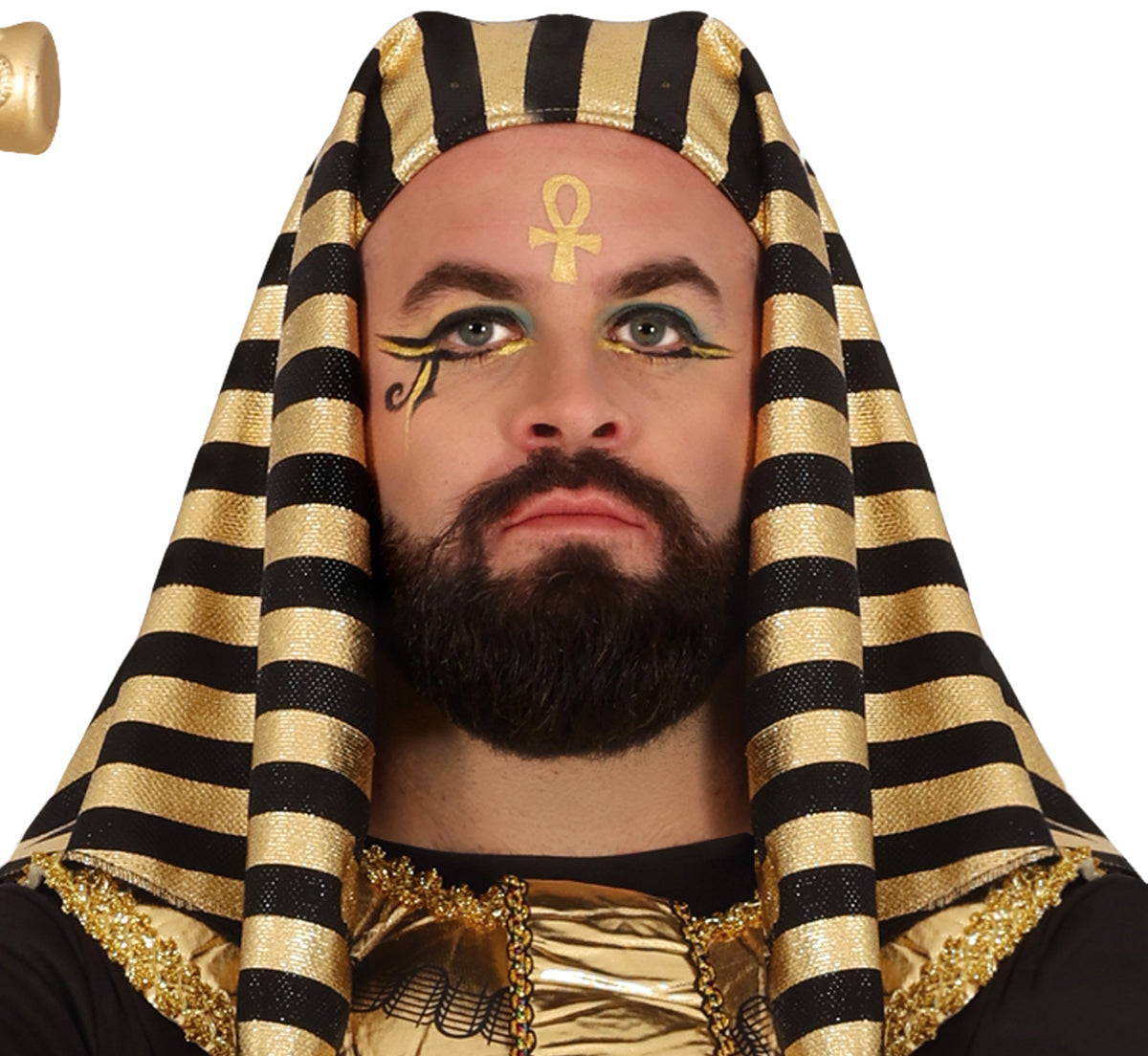 GP86613 – Pharao Ägypten König Kostüm – Größe: 54 - 56 (XL) – Farbe: Schwarz