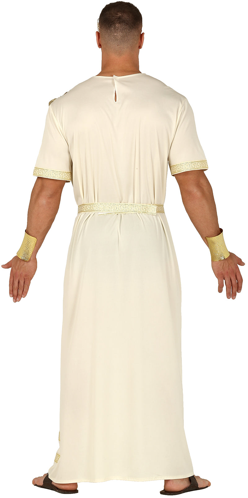 GP86649 – Römer Antike Toga Kostüm Fasching – Größe: 48 - 50 (M) – Farbe: Weiß