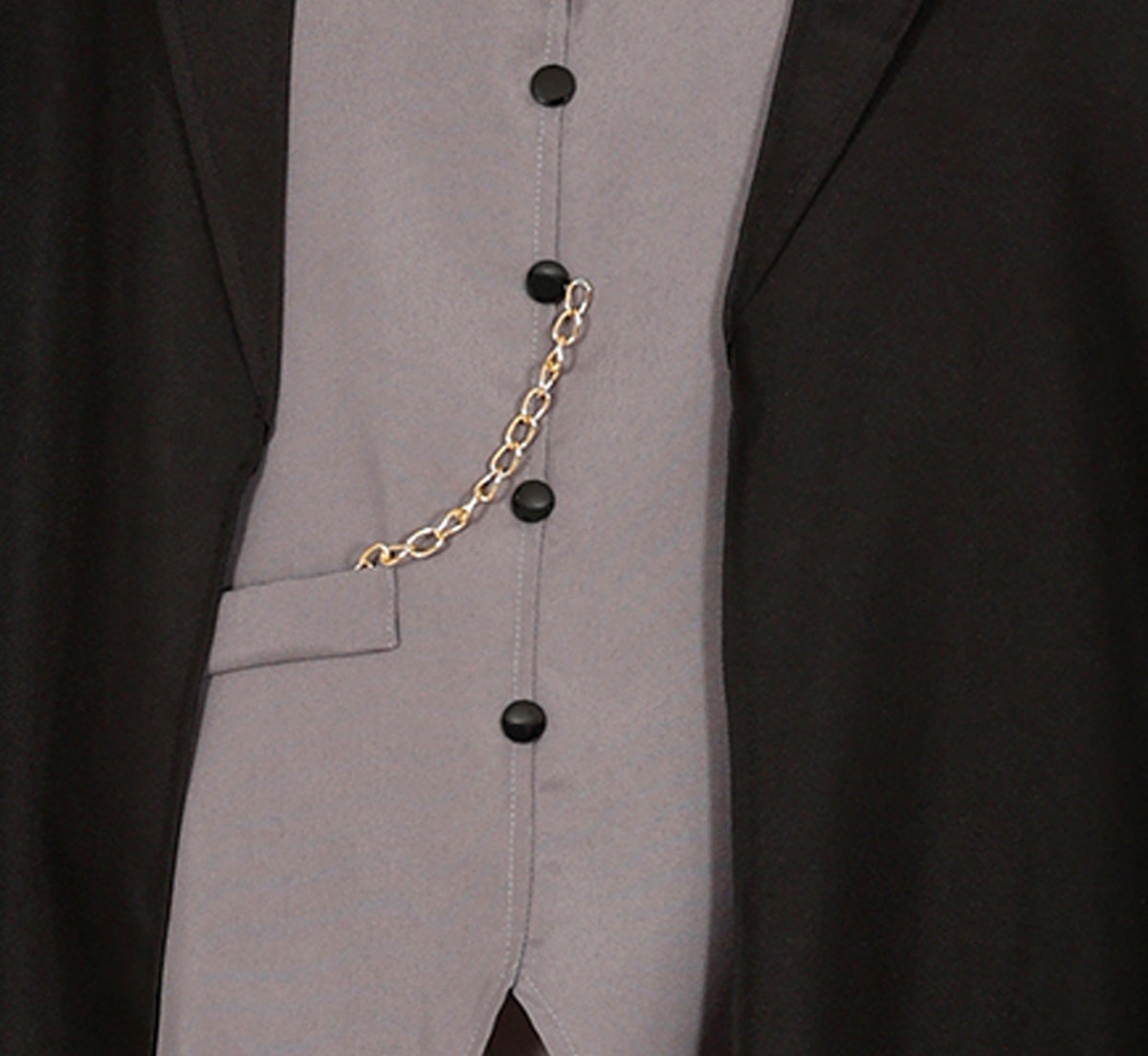 GP86652 – Gangsteroutfit 20s Karneval Retro – Größe: 54 - 56 (XL) – Farbe: Schwarz