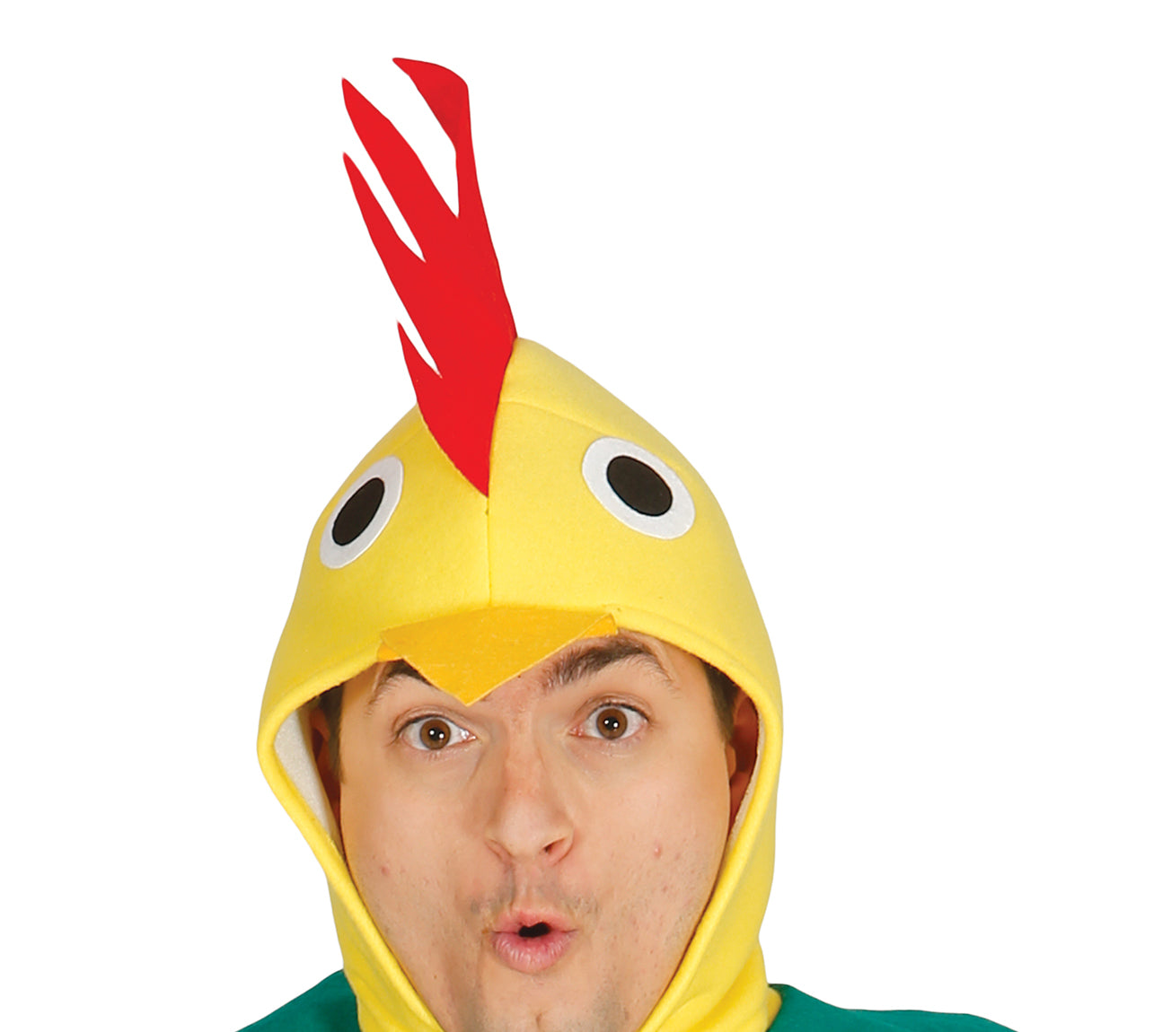 GP84355 – Tierkostüm Hahn Lustiger Karneval – Größe: 54 - 56 (XL) – Farbe: Gelb