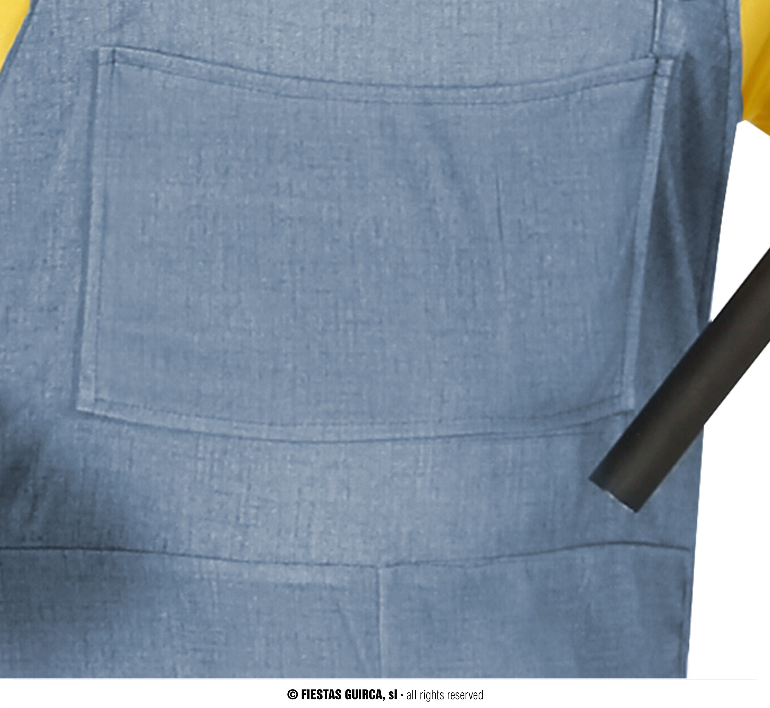 GP84909 – Videospiel Abenteurer Kostüm – Größe: 54 - 56 (XL) – Farbe: Blau