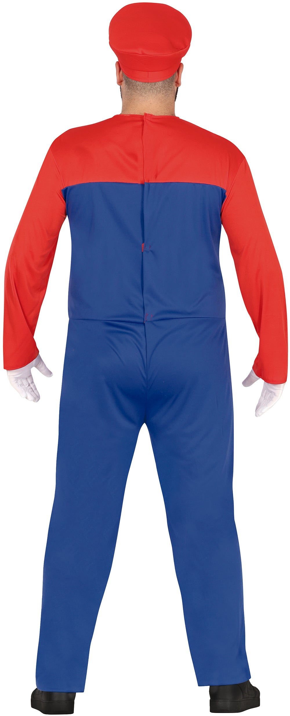 GP80626 – Klempner Abenteuerfigur Cosplay Karneval – Größe: 56 - 58 (XXL) – Farbe: Rot
