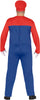 GP80626 – Klempner Abenteuerfigur Cosplay Karneval – Größe: 56 - 58 (XXL) – Farbe: Rot