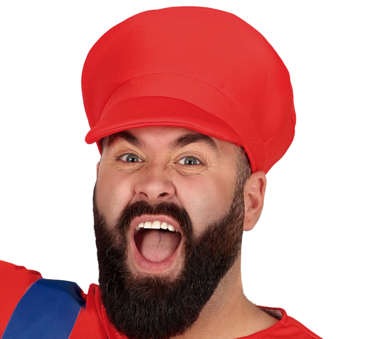 GP80626 – Klempner Abenteuerfigur Cosplay Karneval – Größe: 56 - 58 (XXL) – Farbe: Rot
