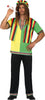 GP79412 – Rastafarian Junggesellenabschied 70er Jahre – Größe: 54 - 56 (XL) – Farbe: Mehrfarbig