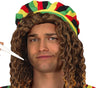 GP79412 – Rastafarian Junggesellenabschied 70er Jahre – Größe: 54 - 56 (XL) – Farbe: Mehrfarbig