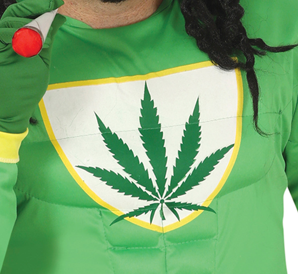 GP88275 – Superhelden Abenteuerfigur Rastafarian – Größe: 56 - 58 (XXL) – Farbe: Grün