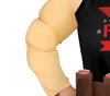 GP79726 – Superheld Junggesellenabschied Kostüm Set – Größe: 54 - 56 (XL) – Farbe: Braun