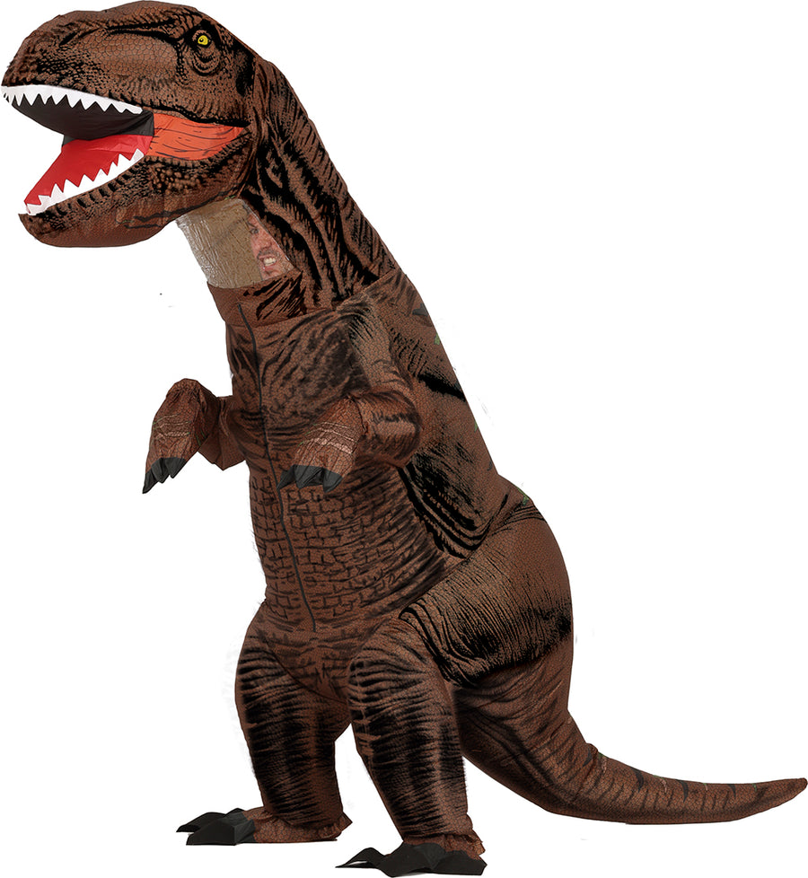 Dinosaurier Kostüm für Erwachsene aufblasbar