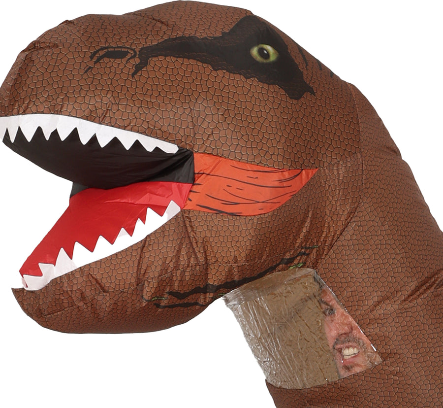 GP86752 – Dinosaurier Abenteuerkostüm Aufblasbar – Größe: 52 - 54 (L), Ansicht 2