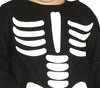 GP87010 – Skelett Halloween Kostüm Overall Mütze – Größe: 92/98, 74/80, 86/92 – Farbe: Schwarz