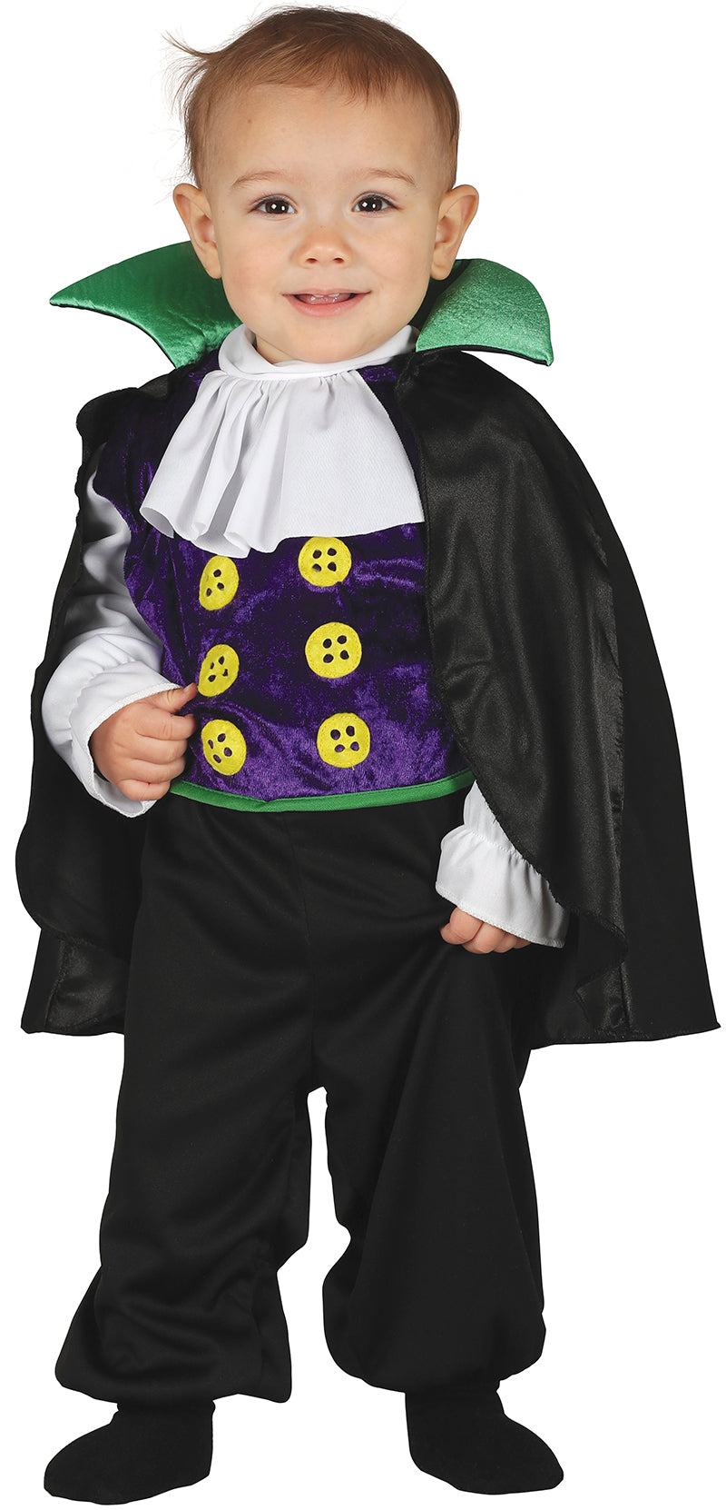 GP87016 – Vampir Edelmann Kostüm Kinder – Größe: 86/92 – Farbe: Schwarz