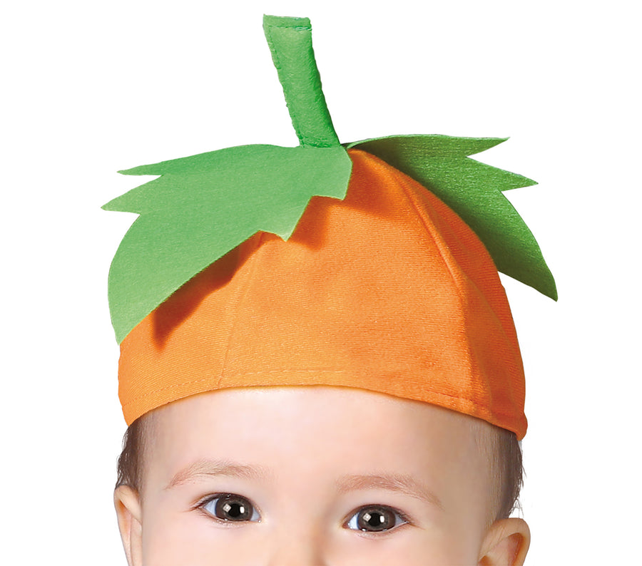 GP87018 – Halloween Kürbis Kostüm Set Mütze – Größe: 74/80 – Farbe: Orange, Ansicht 2