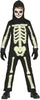 GP87310 – Skelett Halloween Kostüm Party Spaß – Größe: 98/104 – Farbe: Schwarz