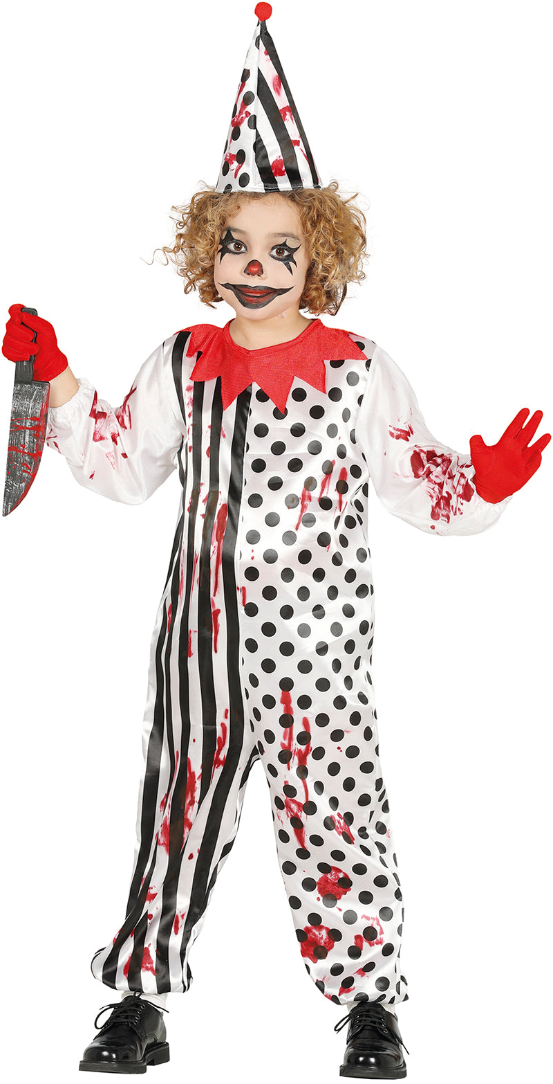 GP87331 – Clown Der Dunklen Träume Schwarz Rot – Größe: 110/116 – Farbe: Schwarz