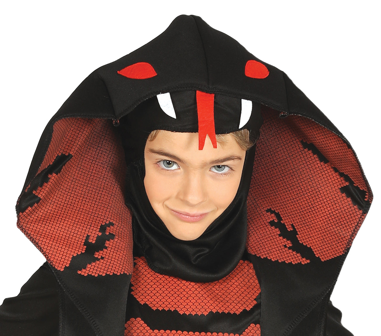 GP87363 – Ninja Abenteuerkostüm Schlange Schattenkrieger – Größe: 128/134 – Farbe: Schwarz