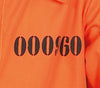 GP87367 – Dieb Orangener Sträfling Kostüm Halloween – Größe: 128/134 – Farbe: Orange