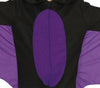 GP87370 – Fledermaus Kostüm Halloween Schwarz Lila – Größe: 140/146 – Farbe: Schwarz