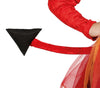 GP87379 – Dämonen Kostüm Teufel Haarreif Kleid – Größe: 128/134 – Farbe: Rot