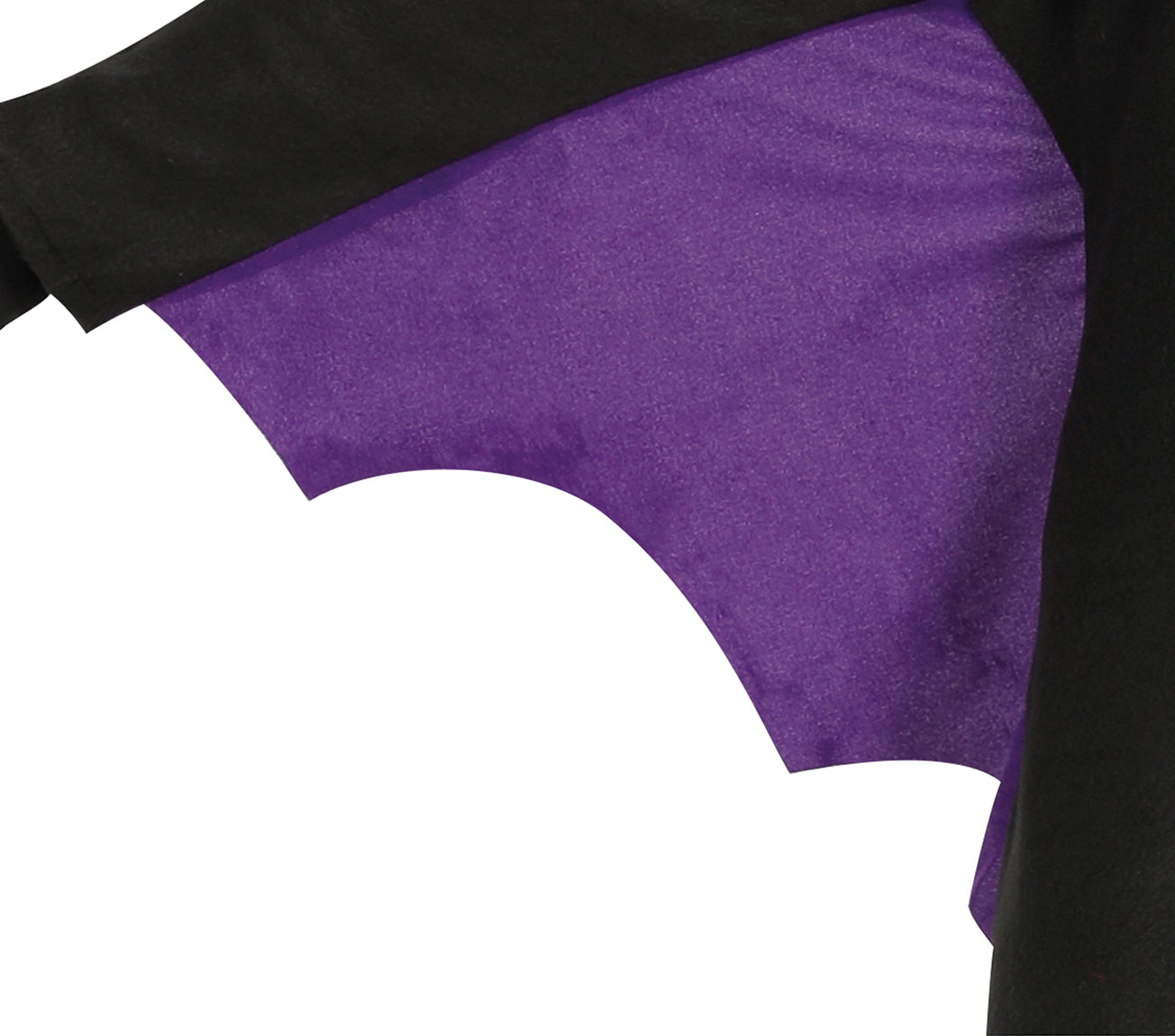 GP87414 – Fledermaus Halloween Kleid Mit Kapuze – Größe: 128/134 – Farbe: Schwarz