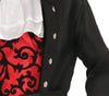 GP87430 – Vampir Halloween Kostüm Kinder Cape – Größe: 140/146 – Farbe: Schwarz