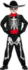 GP87438 – Mexikanischer Dia De Los Muertos Skelett – Größe: 110/116 – Farbe: Schwarz