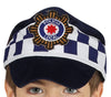 GP87507 – Polizei Karneval Fasching Mütze Gürtel – Größe: 98/104 – Farbe: Schwarz