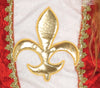 GP87524 – Musketier Karneval Outfit Hut Jabot – Größe: 140/146 – Farbe: Weiß