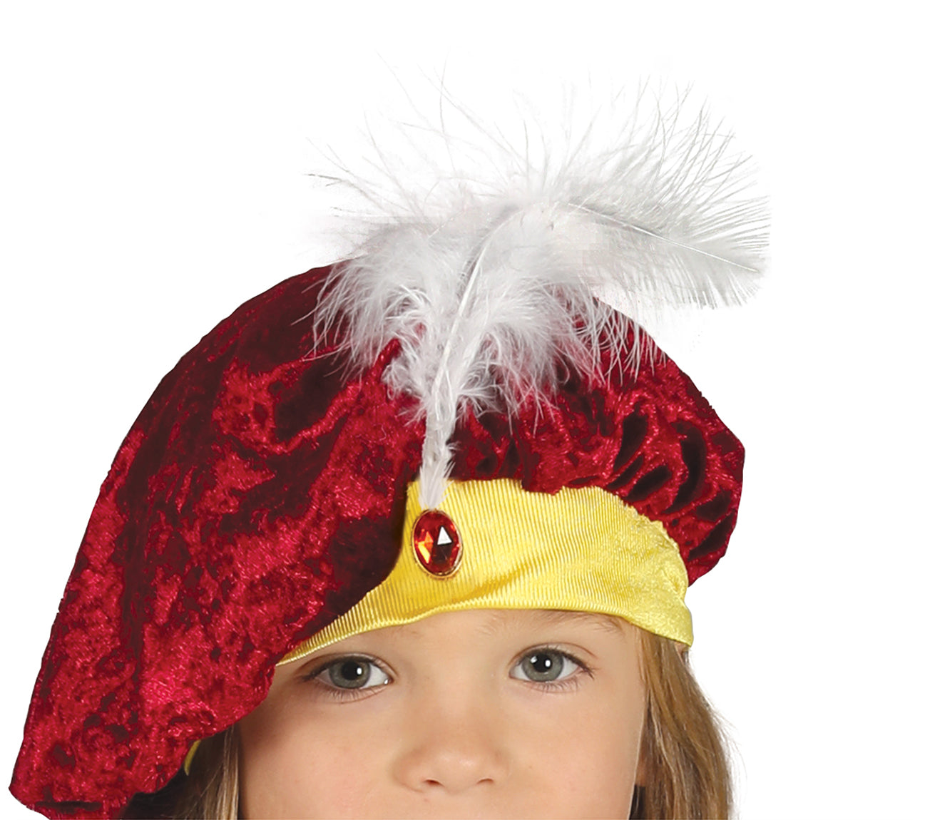 GP87557 – Prinz Mittelalter Karneval Kostüm Umhang Hut – Größe: 98/104 – Farbe: Grau