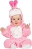 GP87586 – Tierkostüm Häschen Babyanzug Mit Kapuze – Größe: 74/80 – Farbe: Pink