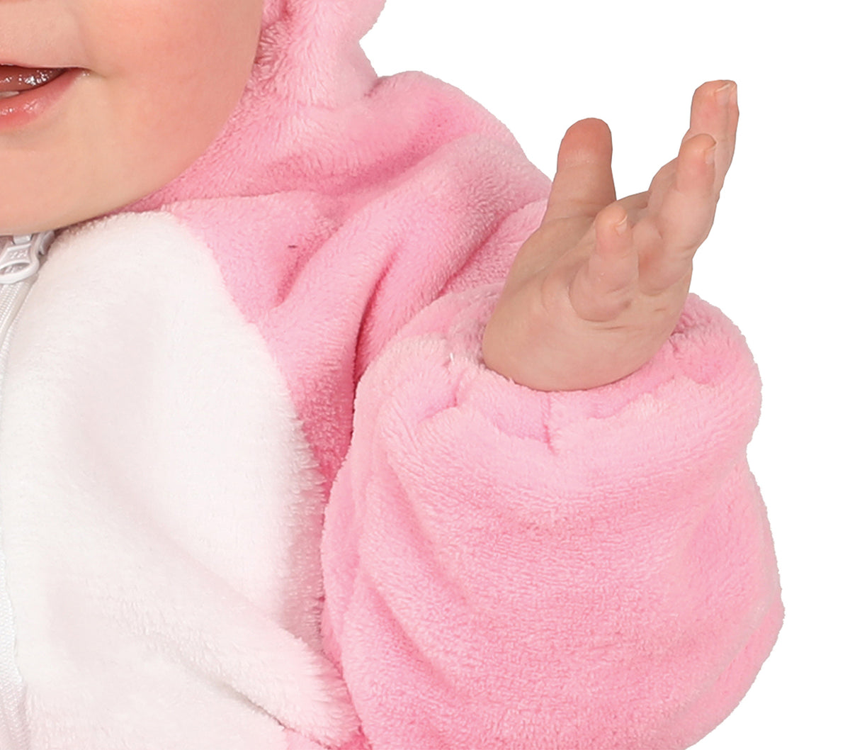 GP87586 – Tierkostüm Häschen Babyanzug Mit Kapuze – Größe: 74/80 – Farbe: Pink