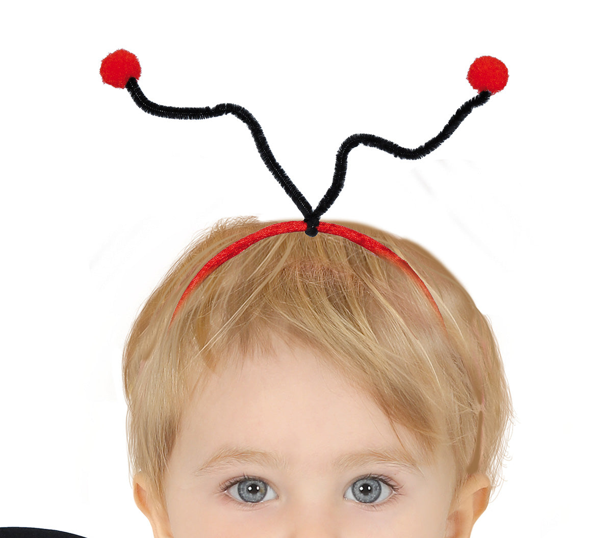 GP87602 – Maus Karneval Kostüm Haarreif – Größe: 74/80 – Farbe: Rot