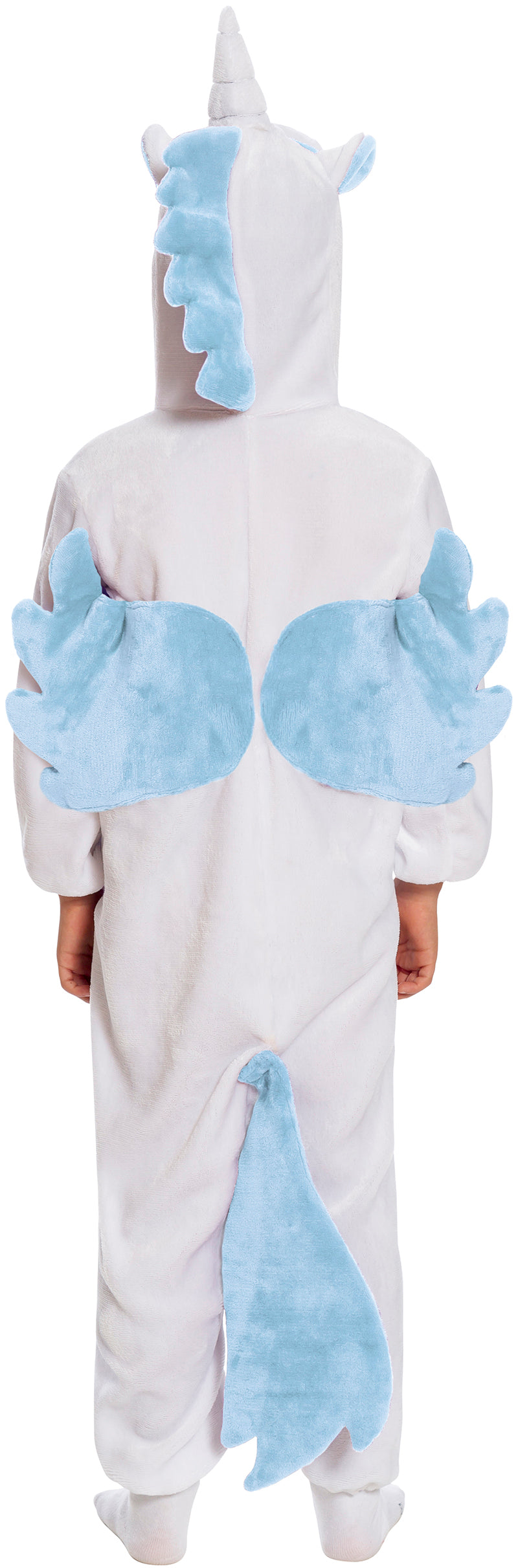 GP87632 – Einhorn Kostüm Kigurumi Traumhaftes – Größe: 98/104 – Farbe: Weiß, Ansicht 2