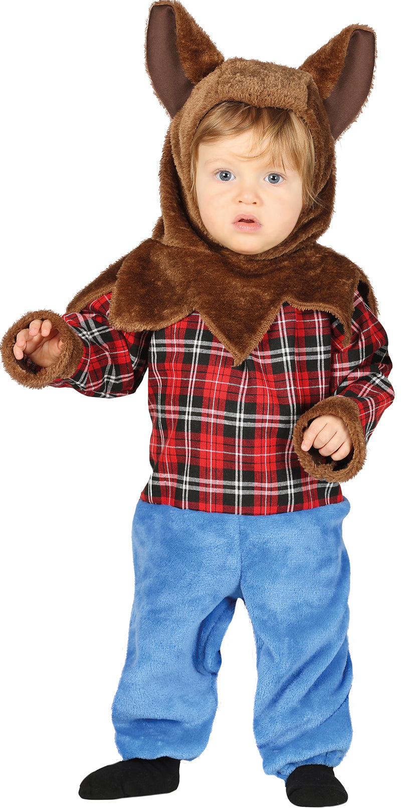GP87648 – Werwolf Kleiner Abenteurer Pelziger – Größe: 86/92 – Farbe: Braun