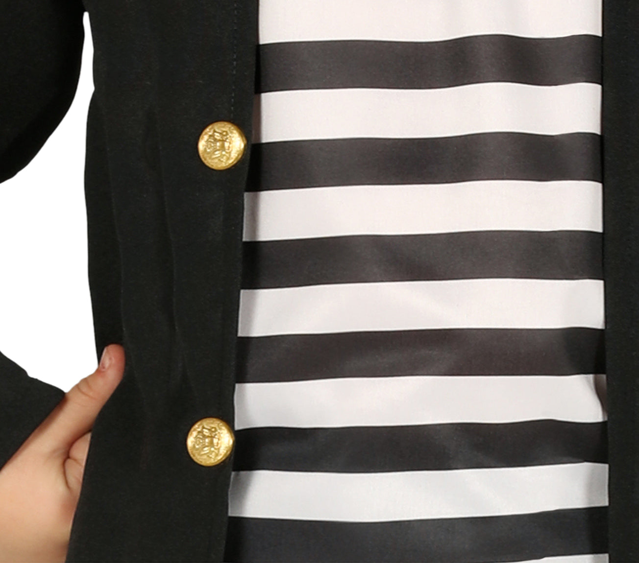 GP87683 – Gespenst Schule Junge Halloween – Größe: 128/134 – Farbe: Schwarz