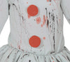 GP87696 – Clown Halloween Kinderkostüm Spaß Horror – Größe: 128/134 – Farbe: Grau